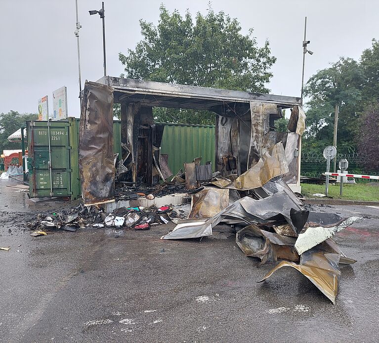 Incendie à la déchèterie de Savenay dimanche 1er septembre